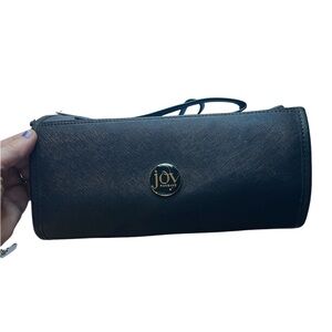 JOY MANGANO XL DOUBLE HANDLE TOP JEWELRY MAKEUP SCARVES CARRY ORGANIZER UNISEX